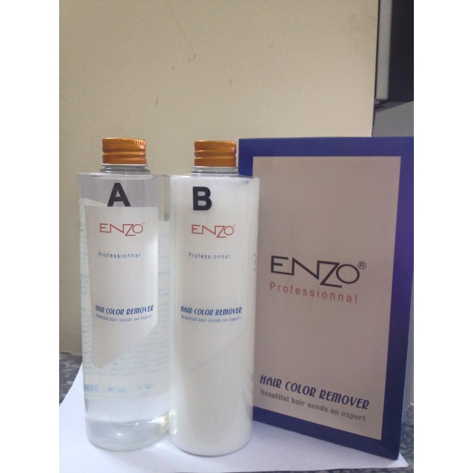 KEM BÓC MÀU TÓC, BÓC ĐỎ ĐEN ENZO 300 ML x2