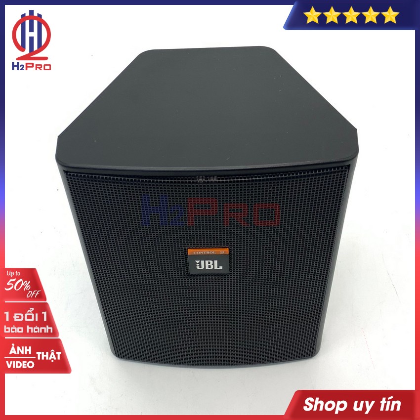 Đôi loa lời karaoke, loa lời JBL Control 25 Bass 14cm-150W-8 ôm cao cấp cho quán cafe,spa (tặng cặp giá treo)-Shop h2pro