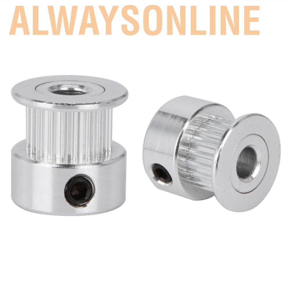 Alwaysonline 2M GT-2 Rubber Timing Belt+ 2x 5mm 20Teeth Pulleys+ Spanner 3D Printer