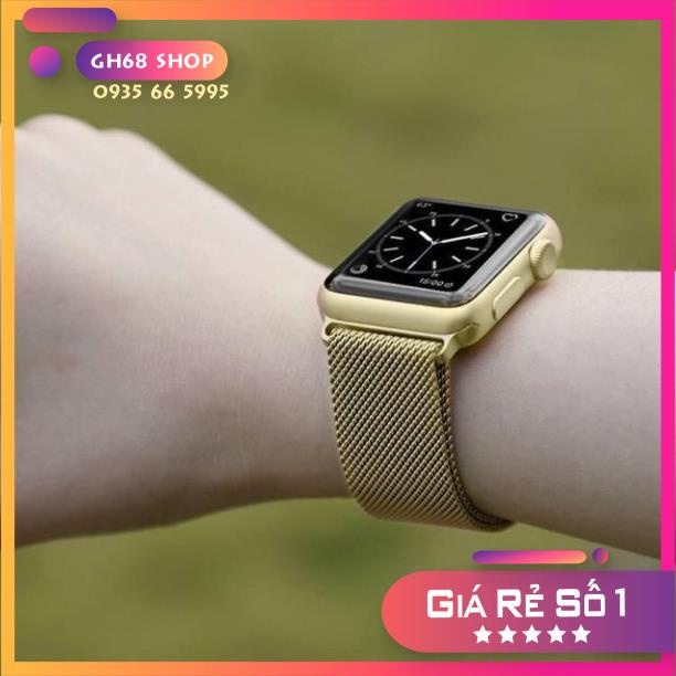 Dây Thép Milan Apple Watch chính hãng Coteetci thép không rỉ size 38 40 42 44 mm series 1 2 3 4 5 6 SE đồng hồ