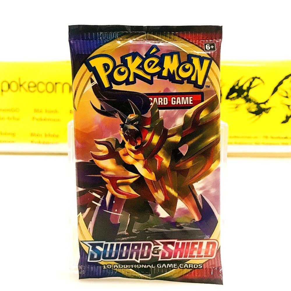 [Siêu rẻ] 01 pack bài Pokemon Sword Shield Base Set TCG Chính Hãng Mới 100% - Túi Thẻ Bài Pokemon (Art Ngẫu Nhiên)