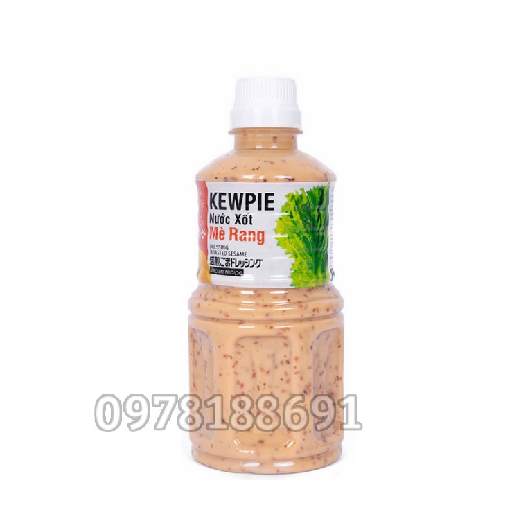 Nước Xốt Mè Rang Nhật Bản KEWPIE (Chai 210ml – 500ml), Nước Sốt Trộn Salad