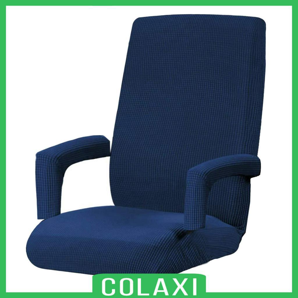 Home Office Chair Cover Split Slipcover Computer Rotating Desk Task Seat Cover