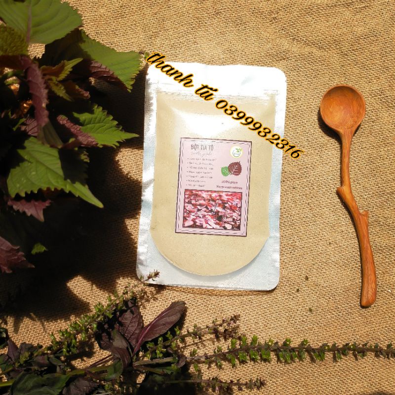 100g bột tía tô nguyên chất 100%