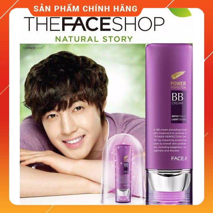 Kem nền đa năng The Face Shop BB Cream Face it Power Perfection BB tím TFS