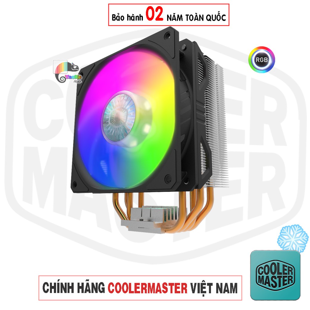 Tản nhiệt khí CPU Cooler Master 212 ARGB I Hàng Chính Hãng, BH 24 Tháng I Fan CPU CM 212 ARGB LED I RR-2V2L-18PA-R1