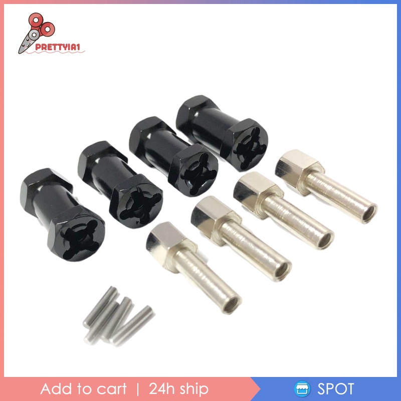 Set 1 / 4 Trục Nối Dài Bánh Xe Hơi Axial Scx10 D90 Ax10 Cc01 F350 Rc