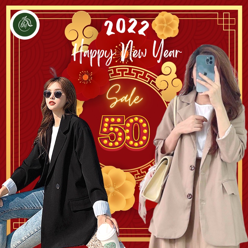 Áo blazer 2 lớp, áo vest khoác ngoài, phong cách thanh lịch, mix&amp;match nhiều style khác nhau