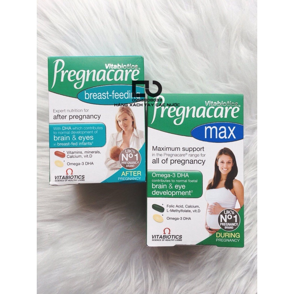 Bầu Anh Pregnacare Max vitamin tổng hợp cho bà bầu - UK