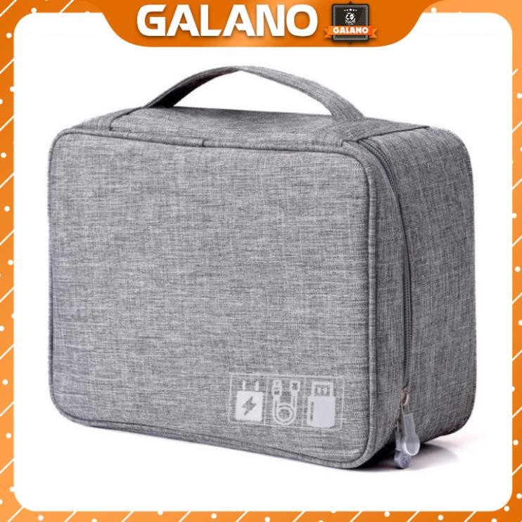 Túi đựng điện thoại nữ GALANO đựng phụ kiện điện thoại, đồ công nghệ, cáp sạc, pin dự phòng và đồ cá nhân TA-001186