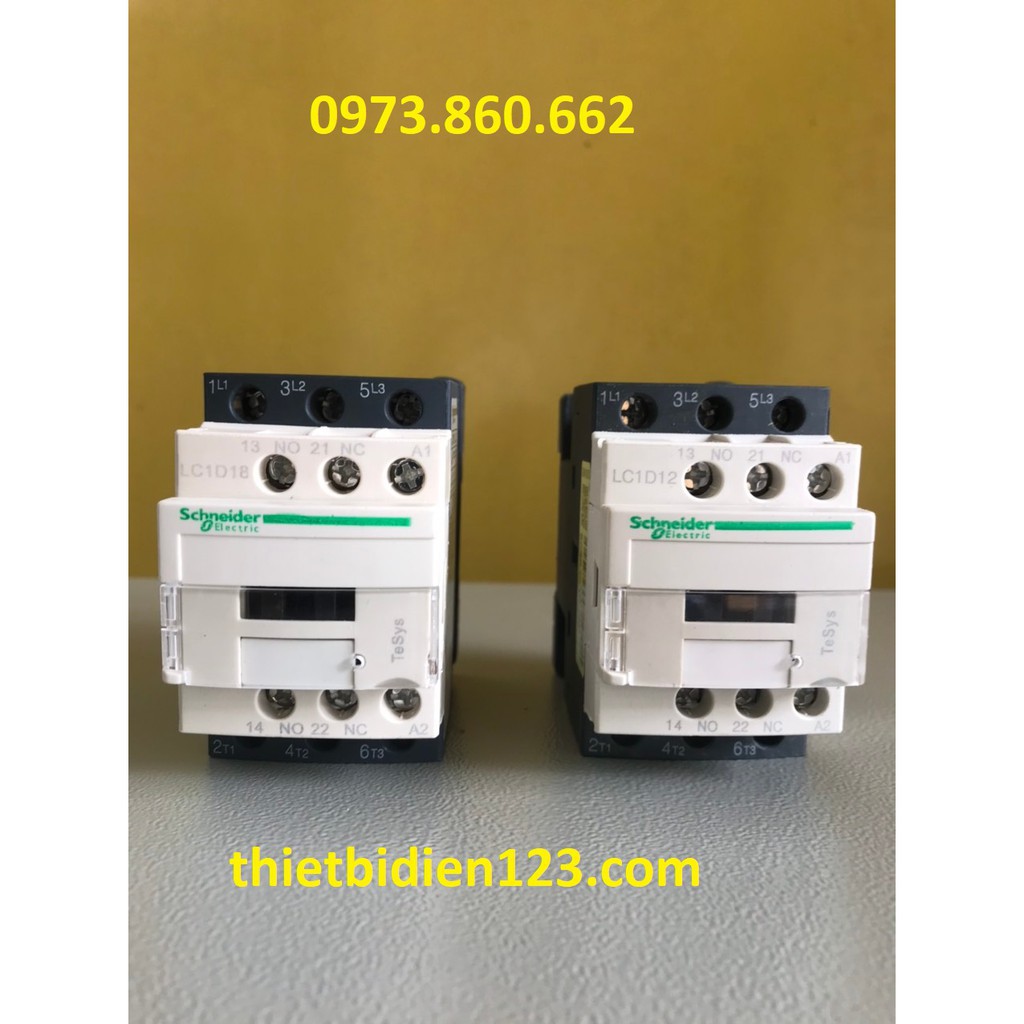 Khởi động từ - Contactor schneider LC1D..F7 cuộn hút 110V -TBĐ
