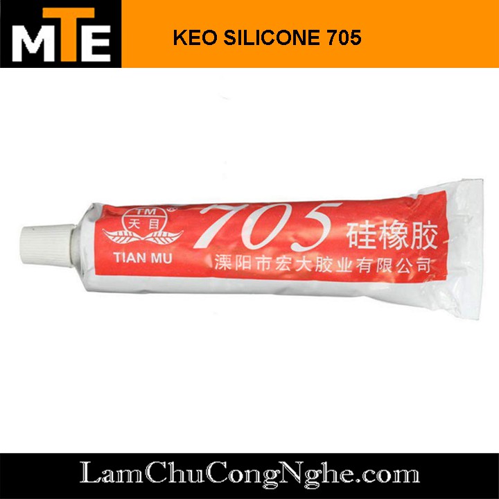 Keo Silicon 705 chịu nhiệt, chống ẩm dùng đổ mạch, dán kính, kim loại,..