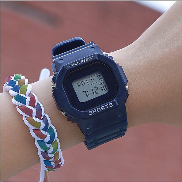Đồng hồ điện tử nam Sports Vuông nhiều mẫu cực đẹp dây cao su chống nước cực tốt | BigBuy360 - bigbuy360.vn