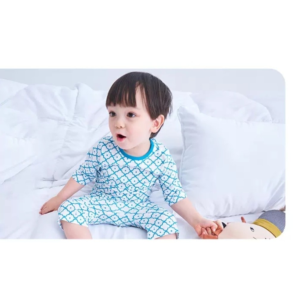Bộ cotton thông hơi quần lửng