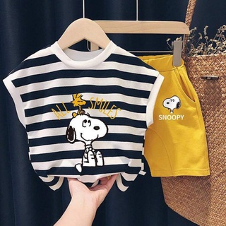 Bộ cotton bé trai, gái SNOOPY