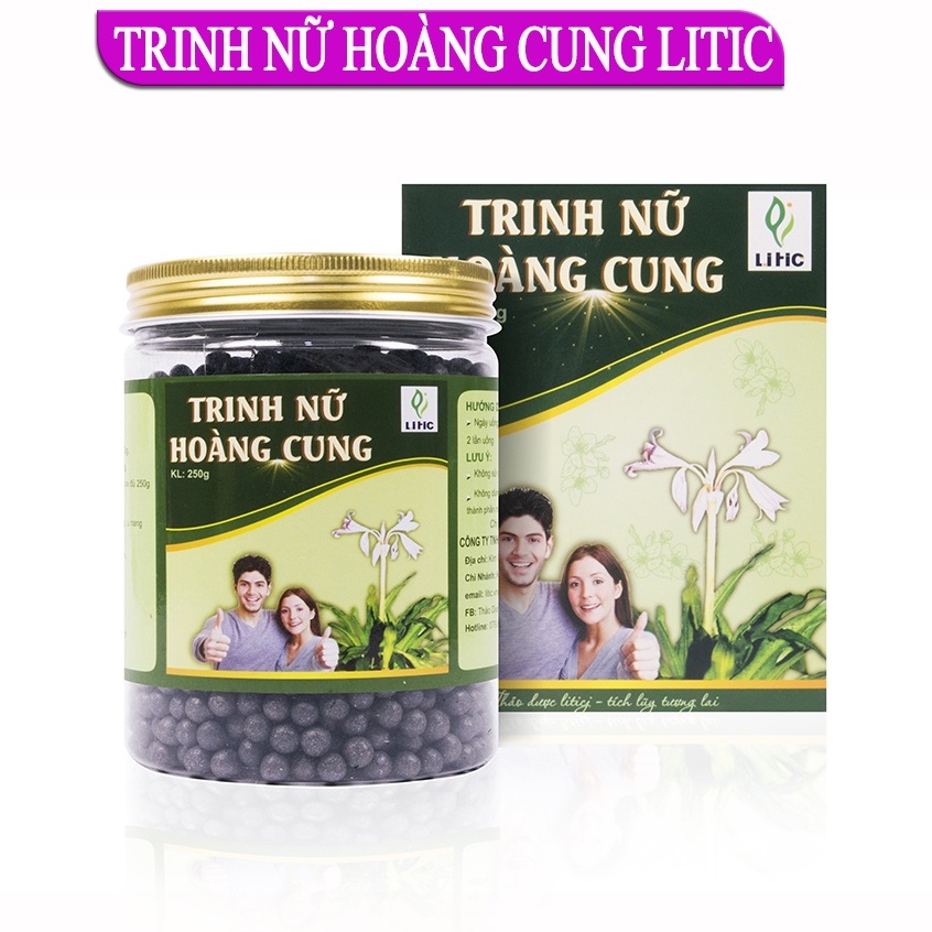 Trinh Nữ Hoàng Cung, Viên Trinh Nữ Hoàng Cung Litic giúp hoạt huyết, cải thiện tình trạng U xơ tử cung 250g