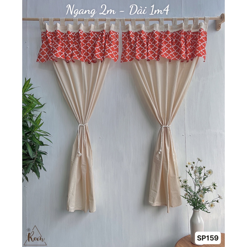 RÈM HOẠ TIẾT PHỐI NHIỀU MẪU, TRANG TRÍ CỬA SỔ, DECOR