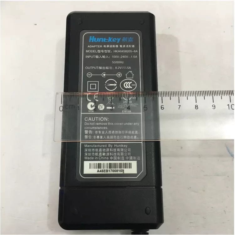 QUA SỬ DỤNG Nguồn Huntkey 8,2V 8.2V 5A Adapter 41W HKA0458205-8A CHÂN TRÒN 5.5mm x 2.5mm