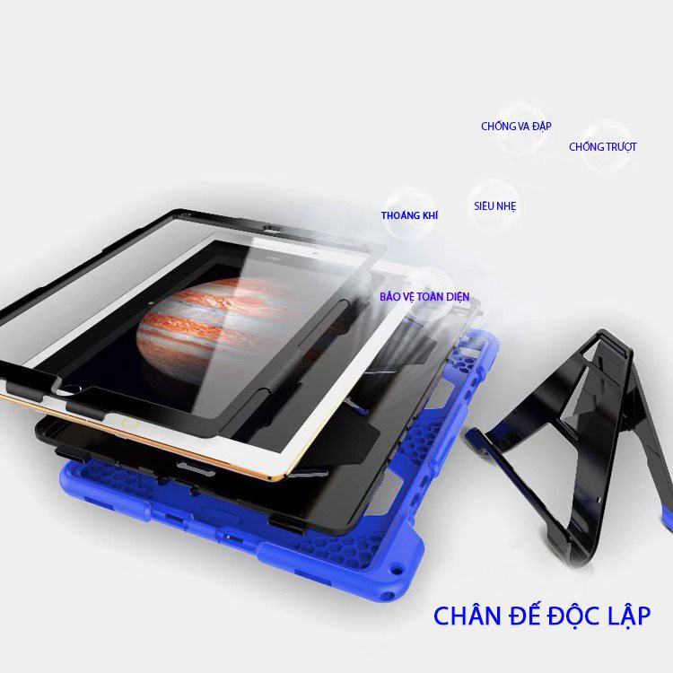 Ốp lưng ipad, Ốp Ipad Silicone cao cấp chống sốc, chống bám vân tay Ipad mini 4/5, Ipad Air 2/ Pro 9.7
