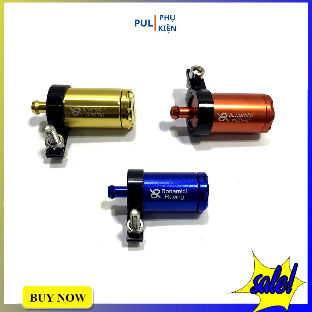 Bình dầu thắng bonamici nhôm cnc cao cấp kèm sẵn pát lắp cho xe Exciter Winner V1 Winner X...