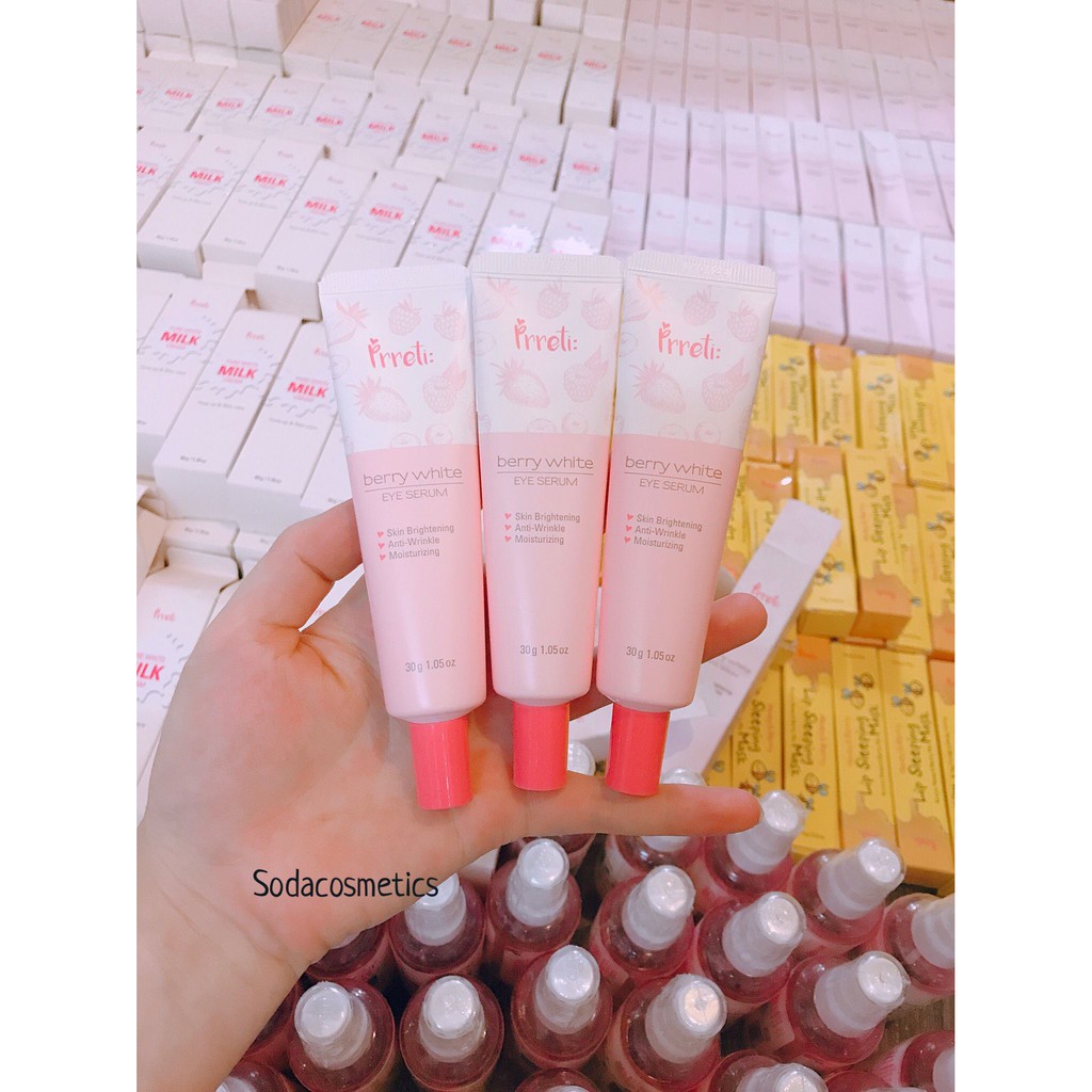 Tinh Chất Dưỡng Mắt Prreti Berry White Eye Serum 30ml