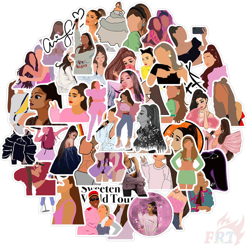 ❉ Ariana Grande Series 01 Sweetener - Pop Singer Actor Superstar Stickers ❉ 50Pcs/Set DIY Fashion Luggage Laptop Skateboard Decals Doodle Stickers
