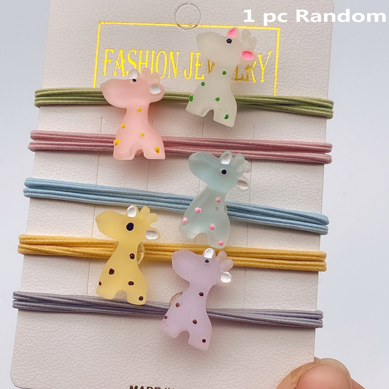 1 Dây buộc tóc hình trái cây màu sắc xinh xắn dành cho nữ