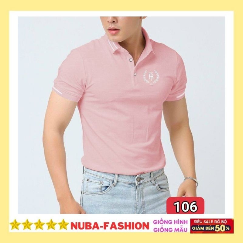 Áo thun nam nữ cổ bẻ cao cấp, ao phông chất vải polo, thấm hút mồ hôi 105 TAKA