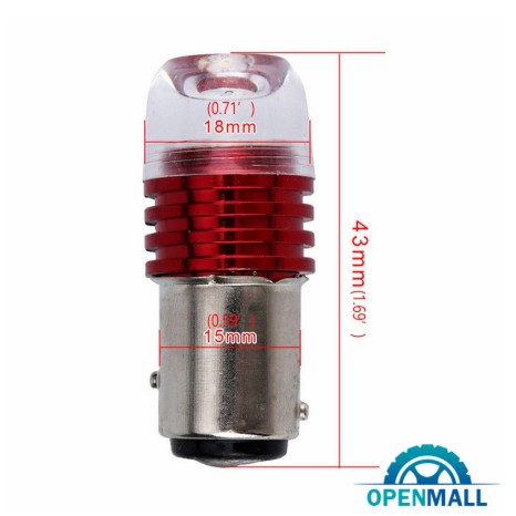 Bóng LED Đèn hậu thắng phanh xe hơi ô tô SIÊU tiết kiệm ánh sáng ĐỎ nhấp nháy 1157 cho Toyota Vios Innova chớp / không