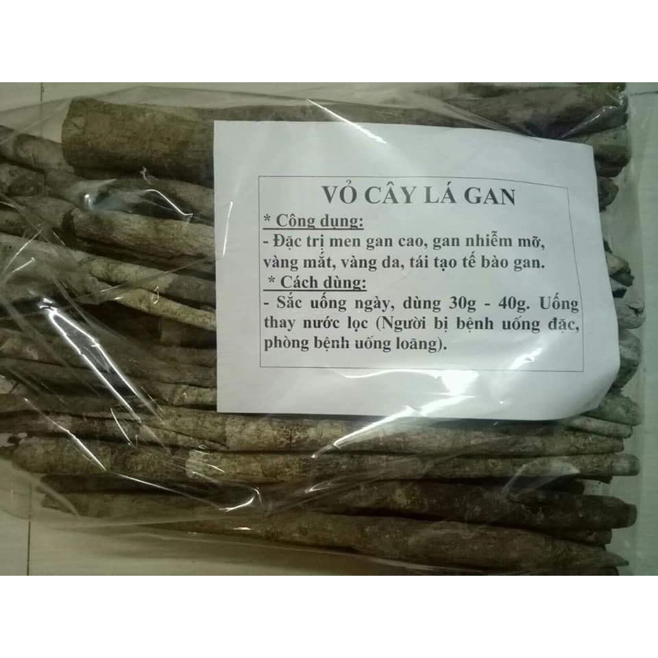 Vỏ cây lá gan hạ men gan, hỗ trợ các bệnh về gan gói 1kg