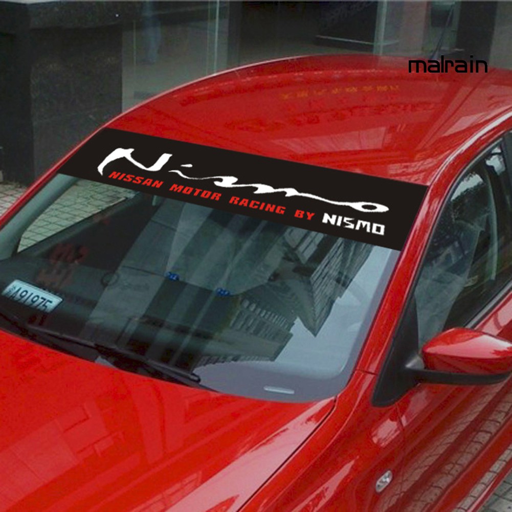 Miếng Dán Trang Trí Kính Chắn Gió Xe Ô Tô Độc Đáo Tiện Dụng