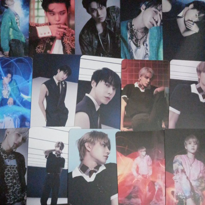 Set 8 Card giấy bo góc 2 mặt NCT 127 - FAVORITE cán màng mờ