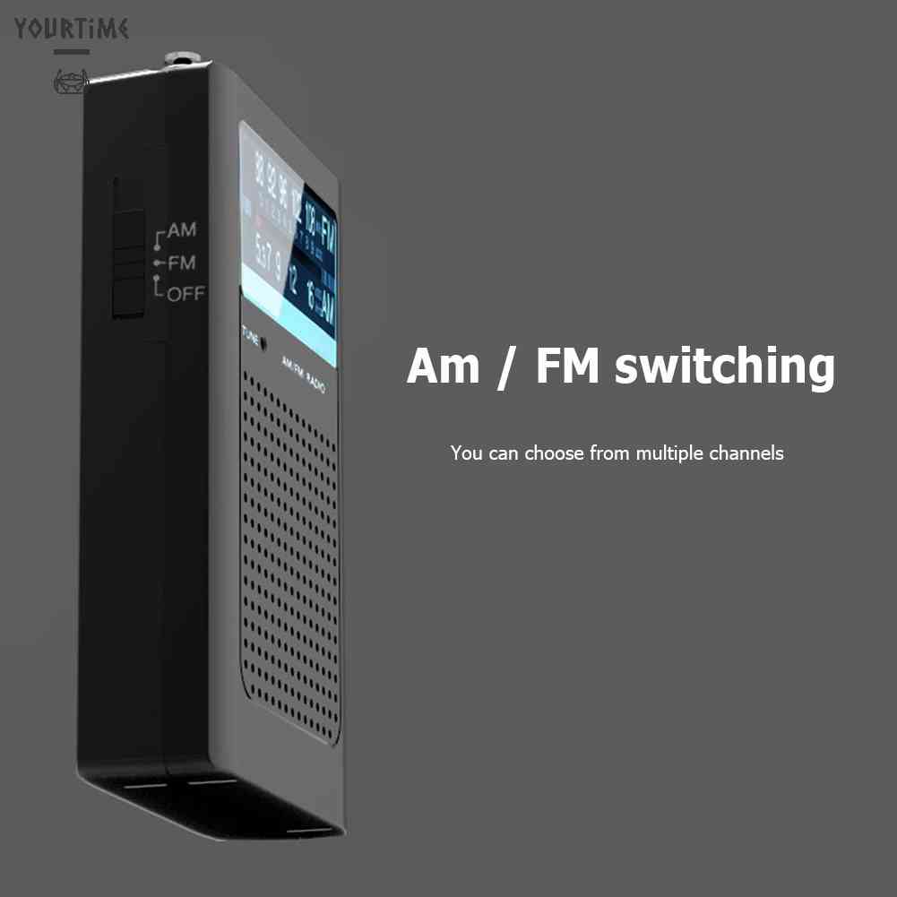Radio FM Bỏ Túi Có Ăng Ten Phong Cách Retro