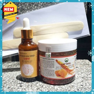 Wax tẩy lông nhân sâm shiny handmade