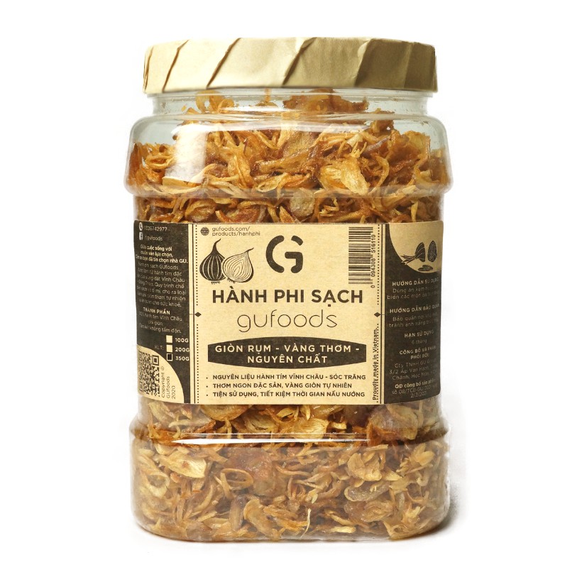 Hành phi sạch GUfoods - Đặc sản hành tím Vĩnh Châu - Thơm ngon, Tiện lợi, 100% nguyên chất | BigBuy360 - bigbuy360.vn