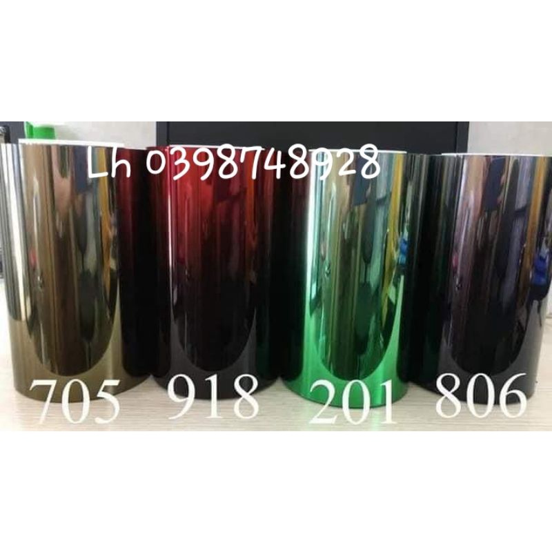 (Mua 4m tặng 1m) Phim Cách Nhiệt khổ 20 dán xe, dán kính. Phim kính khổ 20