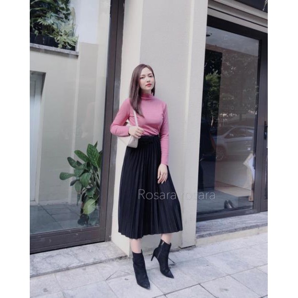 ÁO GIỮ NHIỆT NỮ MOTIE TQXK TÚI ZIP VÀNG - SỈLẺLONGBIÊN