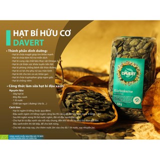 Hạt bí hữu cơ Davert ( 250g - 500g )
