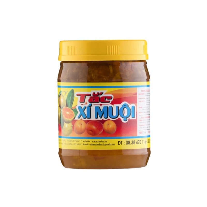 Tắc Xí Muội Tấn Lộc (Txm) Hủ 900g