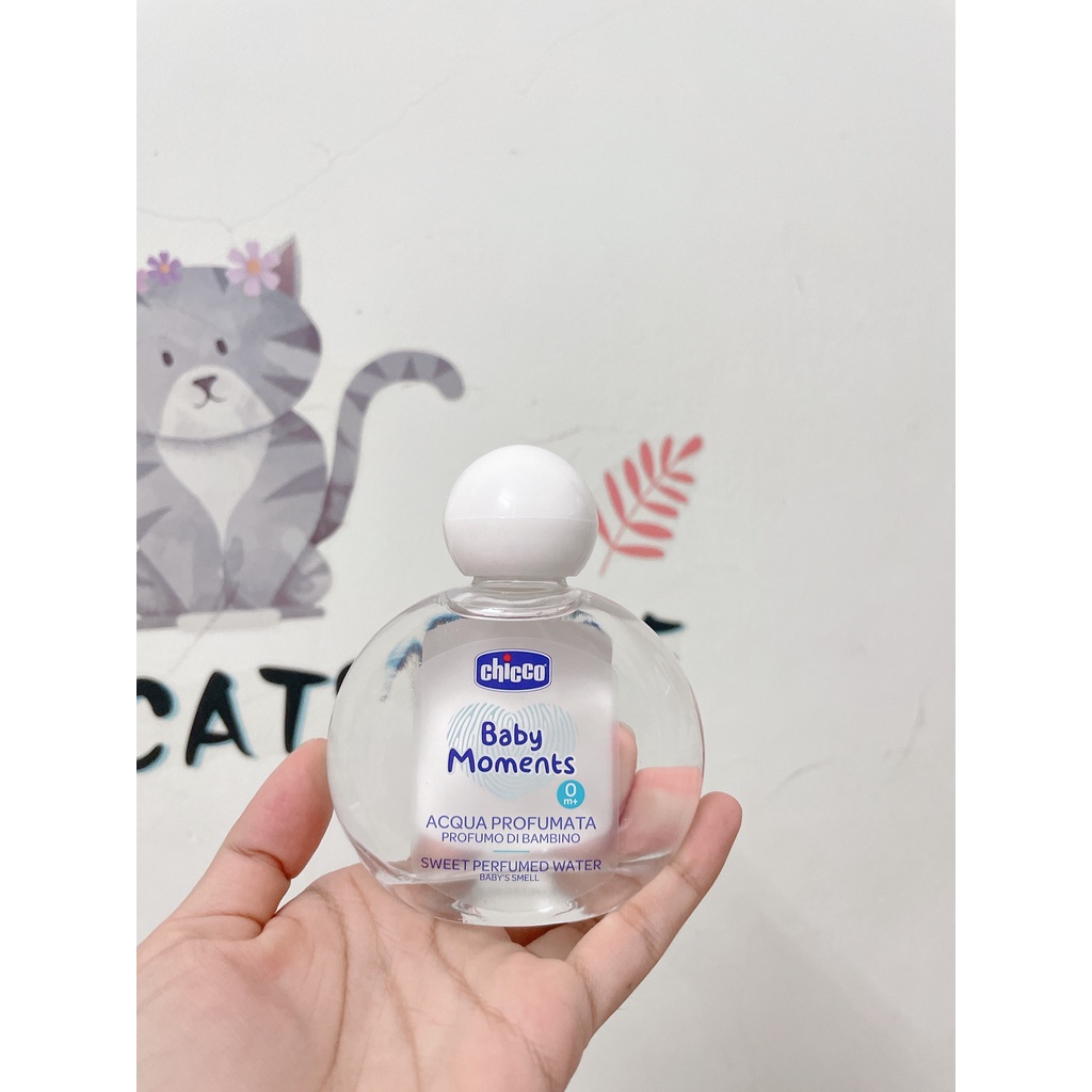(DATE 2026) Nước hoa cho bé hương tự nhiên Chicco 0M+ 100ml - 5ml (CHECK DATE XEM HÌNH CUỐI)