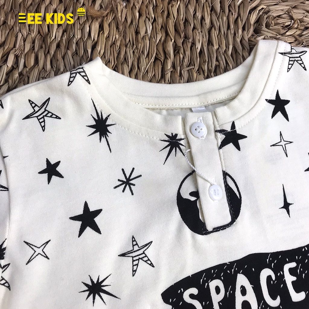 Áo Thun Dài Tay Cho Bé Trai BEEKIDS Chất Cotton Mịn, Họa Tiết Đáng Yêu Ngộ Nghĩnh 2AT01410DT