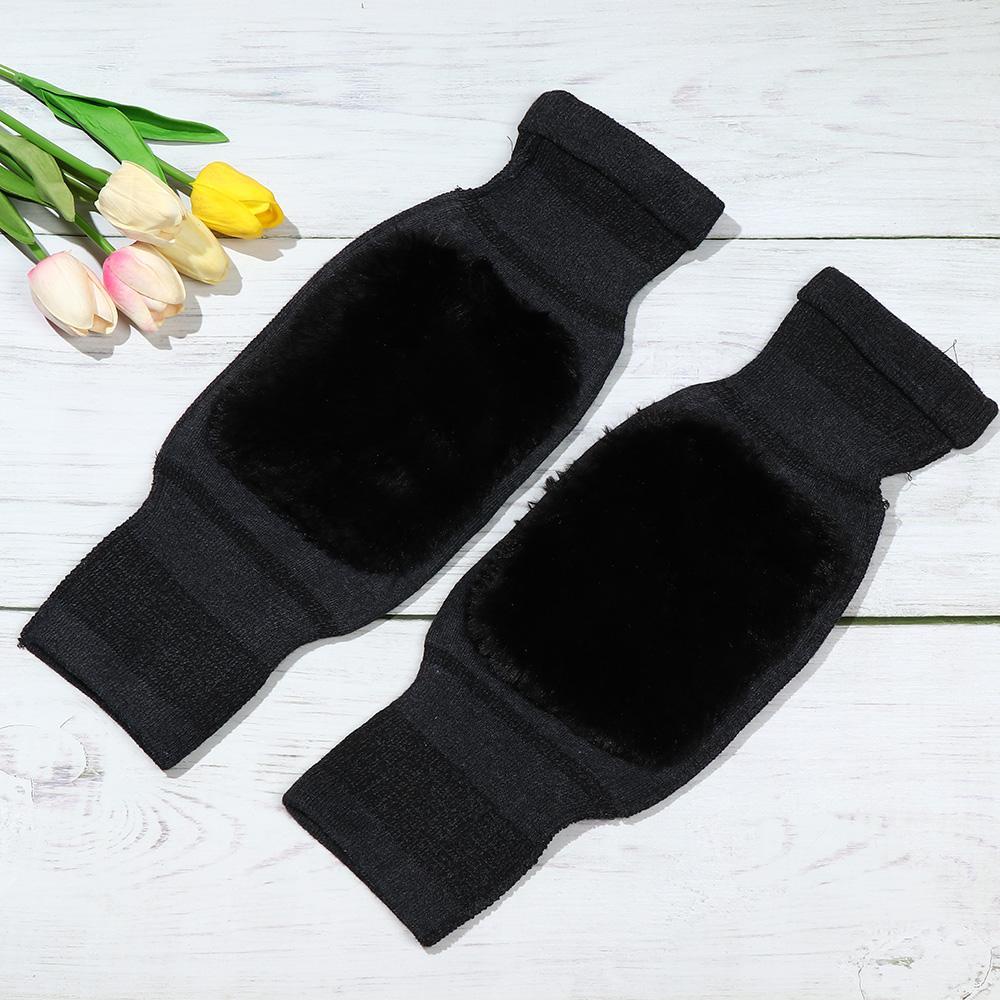 LEILY 1 Đôi Vớ Len Dày Bảo Vệ Đầu Gối Chống Lạnh Mới