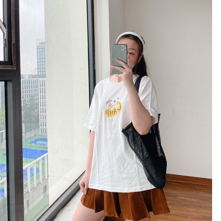 Áo Thun 3158 In Hình Camp PEONYB Nữ [FREESHIP]  Phông form rộng tay lỡ vintage oversize đường phố hàn quốc Ulzzang
