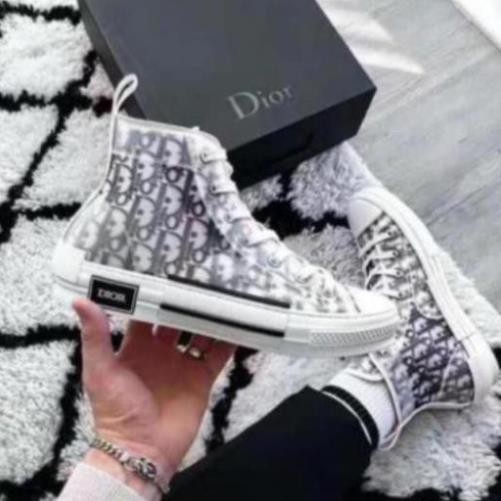 da sneaker nam Giày Sneaker chữ DIOR cổ cao Full Box - chất lượng cao cấp [fullbox]