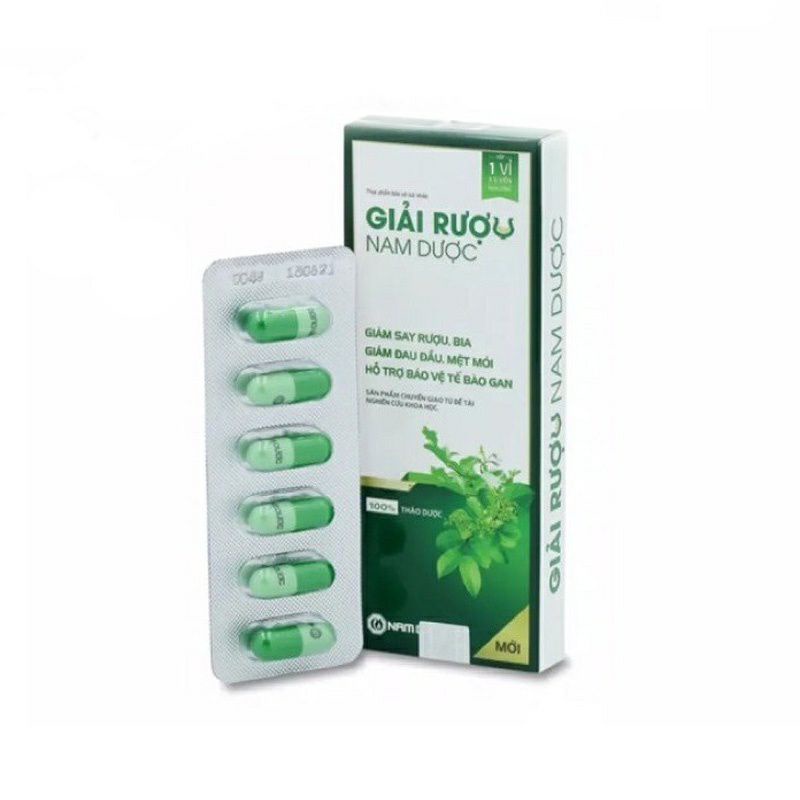Giải rượu nam dược dạng gói nước, dạng viên giảm say rượu bia, bảo vệ gan,giảm mệt mỏi