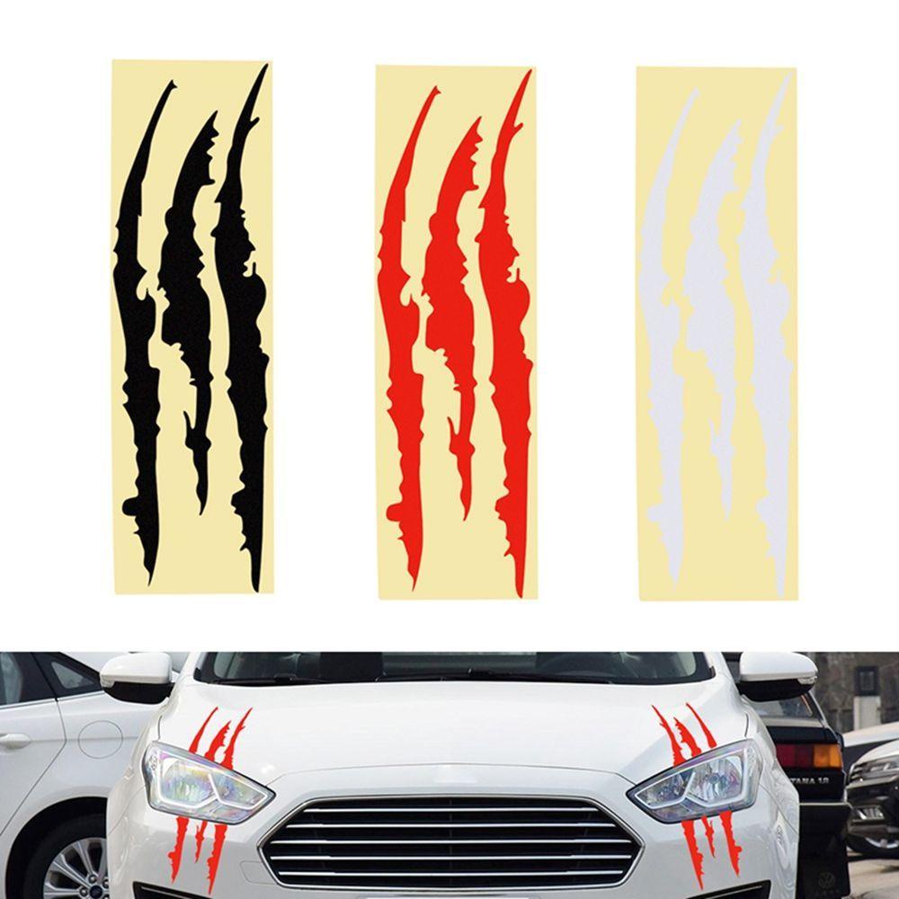 Sticker Dán Xe Hơi Hình Móng Vuốt Ma 40x12cm