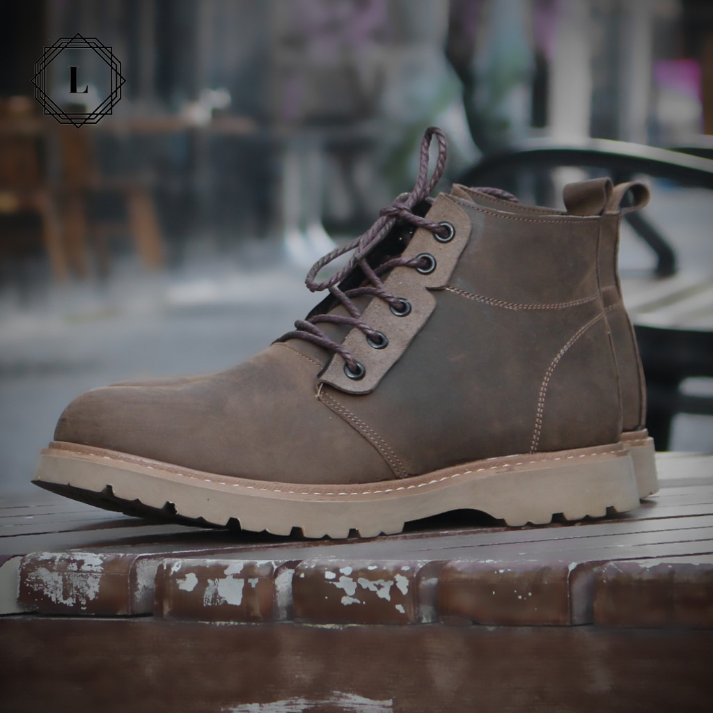 Giày boots bui, giày da nam Doc. Vintage 26 ( Da Sáp Ngựa  ) bảo hành 1 năm