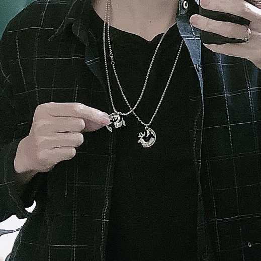 Dây Chuyền Mặt Tròn Phong Cách Hip Hop