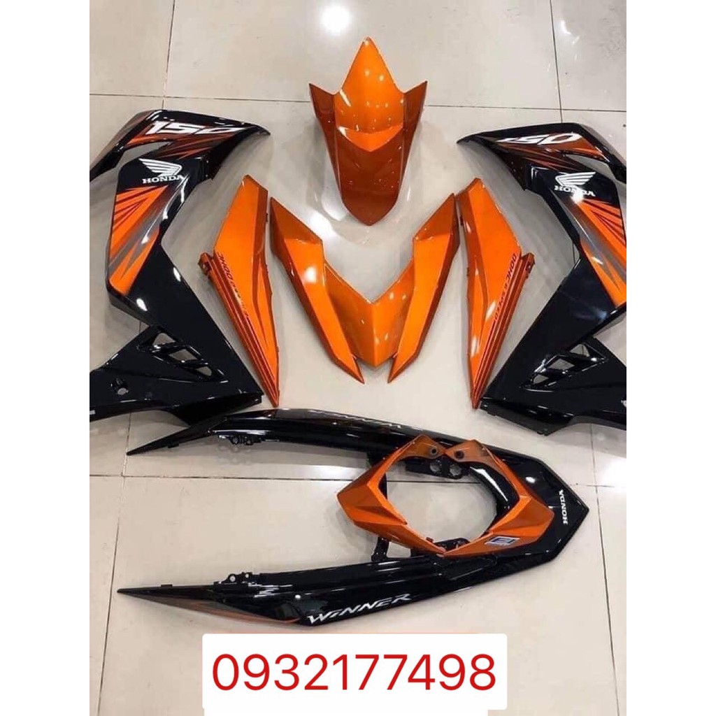 NHỰA MÀU 9 MÓN WINNER V1 ĐẦY ĐỦ MÀU ZIN CHÍNH HÃNG HONDA