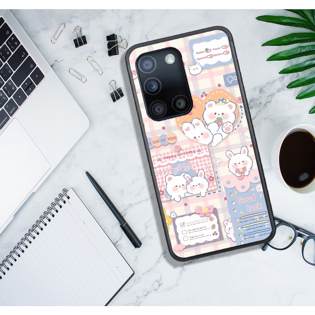 ỐP LƯNG SAMSUNG A13 - A23 - A53 - A73 , IN HÌNH GẤU NÂU CHOCOLATE ĐÁNG YÊU.